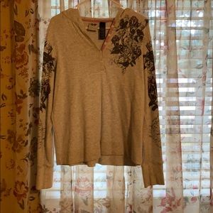 Harley Davidson long sleeve hooded sweatshirt